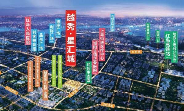 买房看地段！北岸城芯，置业首选星汇城！